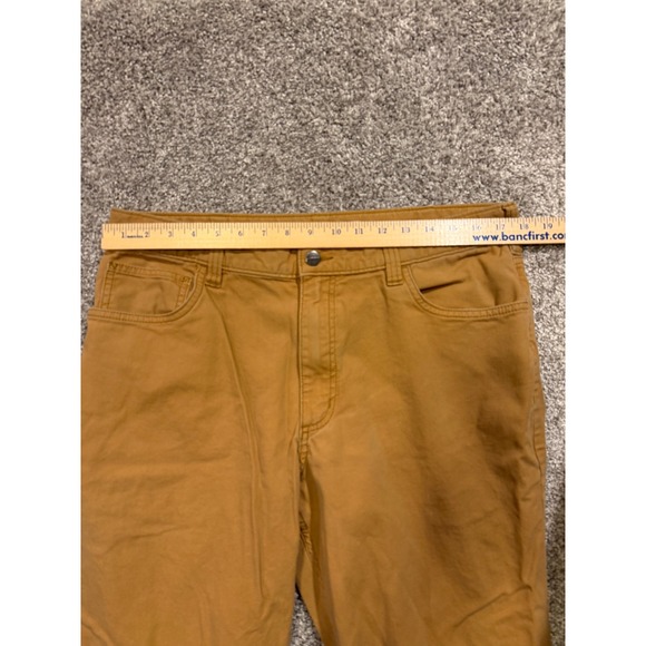 Carhartt Pants Mens 36x32 Brown Rugged Flex Relaxed Fit Canvas Work Trousers - Picture 5 of 10